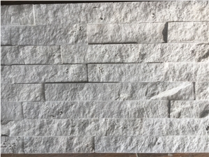 Stone Ledger Wall Cladding Travertine Feature Stacked Veneer