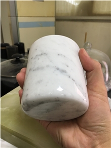 Stone Wine Rack Marble Candle Holder Carrara Candle Jar