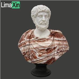 Customized Hand Carved White Marble Head Bust Statues