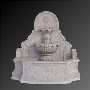 Beige Granite Wall Fountain