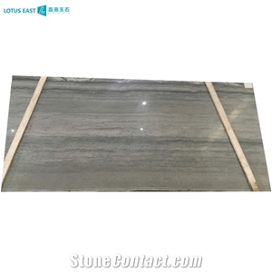 China Blue Wooded Marble Blue Oak Marble For Wall Tile