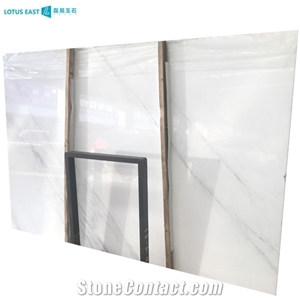 Chinese Oriental White First Snow Marble For Wall Tiles