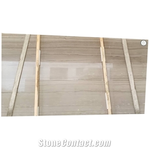 Chinese Polished Athens Wood Grain Marble Slabs