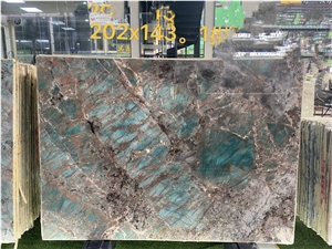 High Quality Polished Amazon Green Quartzite For Background