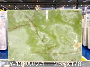High Quality Polished Green Onyx Wall Floor