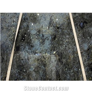 High Quality Polished Lemurian Blue Granite Slabs