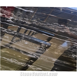 High Quality Polished Sliver Shadow Marble