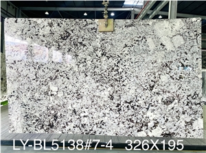 High Quality Polished Snow Mountain  Granite For Countertop