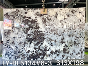 High Quality Polished Tourmaline Quartzite Slab Wall