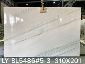 High Quality Polished White Pegasus Quartzite Slabs