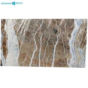 Natural Polished Blue Jeans Marble Slabs And Tiles Flooring