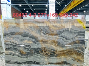 Nice Quality China Polished Impression Brown Marble For Wall