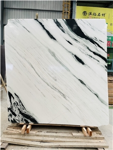 Nice Quality Polished Panda White Marble For Interior Design