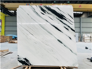 Nice Quality Polished Panda White Marble For Interior Design
