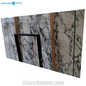 Polished Italy White Marble Arabescato Marble For Kitchen