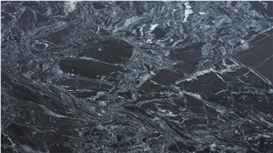 Atacama Black 3 Cm Leathered Granite Slab