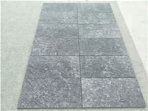 Black Limestone Flamed Wall Tile Floor Tile