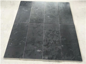 Black Limestone Honed Finish Wall Tile Floor Tile