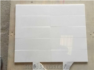 Greek Thassos White Marble Subway Tile Pure White Marble