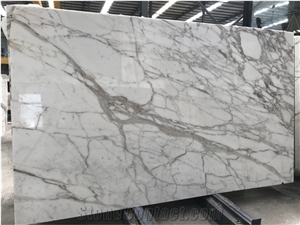 Italy Statuary Marble Slab Bianco Carrara Statuario Marble