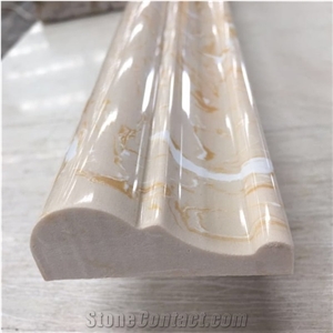 Stone Nature Marble Skirting And Border Molding Line
