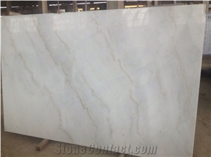 Guagnxi White Marble Slabs, China Carrara White