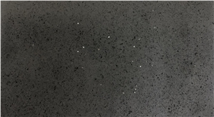 Dark Grey Crystal Quartz Stone