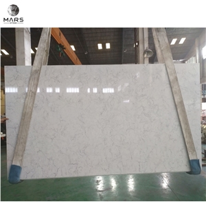 China  Factory Price White Carrara Artificial Quartz Slabs