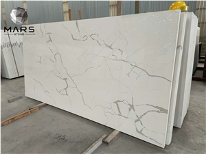 Ms7005c Artificial Calacatta Quartz Slab