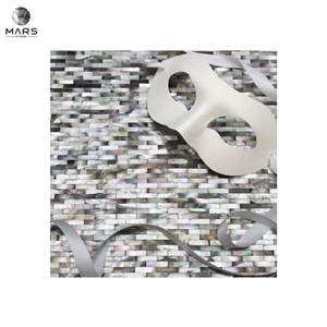 American Style Strip Polished Mosaic Marble Mosaics Tiles