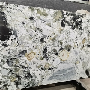 Customized Manufacturer Ice Jade Marble Slabs