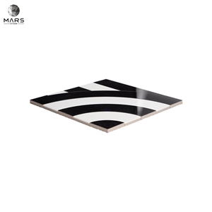 Decoration Square Black And White Natural Stone Mosaic Tiles
