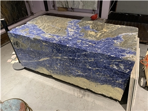 Factory Price Blue Stone Polished Sodalite Brazil 
