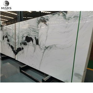 Factory Price Bulk Panda White Marble Slab Natural Stone 