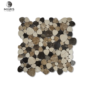 Factory Supply Unique Design Irregular Shape Marble Mosaic