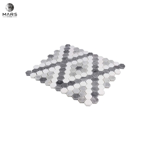 High Quality White Marble Hexagon Floor And Wall Mosaic Tile