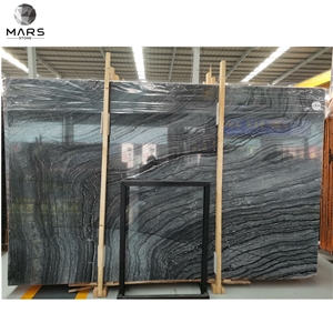 Home Design Chinese Modern Style Wooden Black Marble