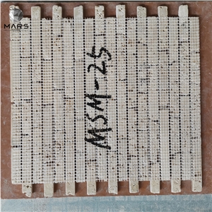 Hot Selling Travertine Linear Strips Mosaic Tiles Factory