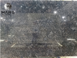 Luxury Exotic Black Vein Granite Slab For Wall Background