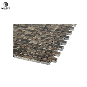 Modern Type Brick Strip Polished Mosaic Marble Mosaics Tiles