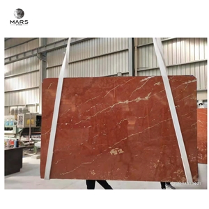 Natural Stone Rojo Alicante Marble Slab And Marble Tiles