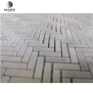 New Trend Cheap Arrow Sharp White Marble Mosaic Tiles