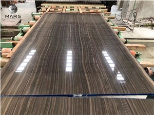 Obama Wood Marble Floor Tiles Brown Wood Grain Marble Slabs