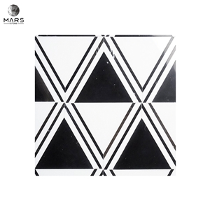 Special Style Triangle Polished Marble Novelty Mosaic Tiles