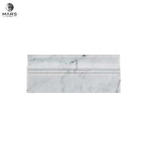 White Carrara Marble Rectangle Polished Brick Mosaic Tiles