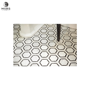 Wholesales Hexagon Sharped Natural Stone Honeycomb Mosaic