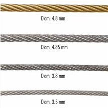 Calibrated Wire Ropes For Marble And Granite Cutting