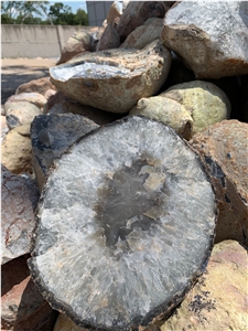Crystalized Agate Rocks, Precious Stone Boulders