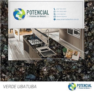 Verde Ubatuba Granite Kitchen Countertops