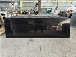 China Black Granite Strips & Tiles  New Material